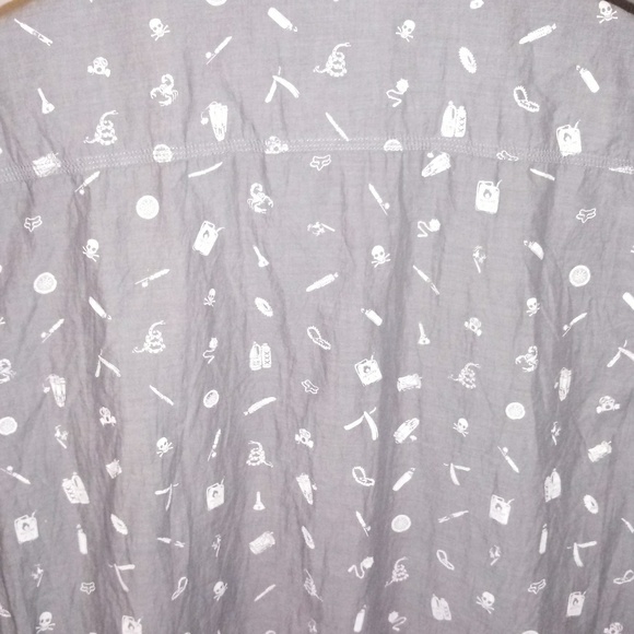 Fox Racing Button Up, Random Evilness, Super Cool. - Picture 4 of 4